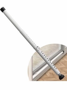 Sliding Door Security Bar, 17.7-50.5inch Heavy Duty Adjustable